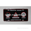 metal traffic sign bike custom decor metal tag